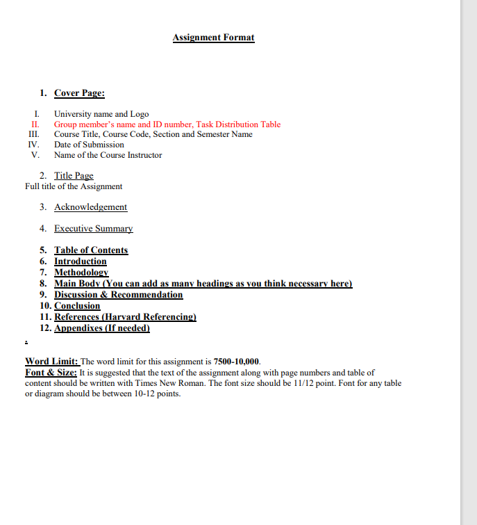 Please do it Correctly Preface of the Assignment