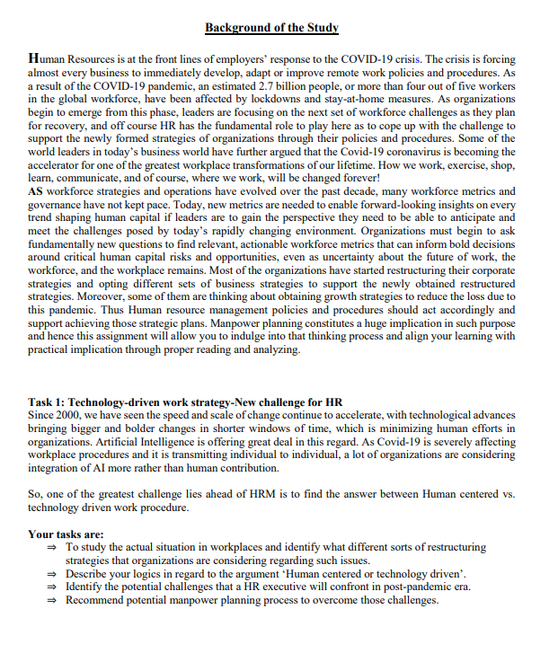 Please do it Correctly Preface of the Assignment