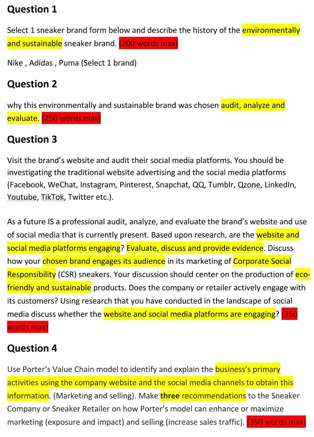 >>please follow the word limit and appropriate