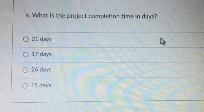 Det A construction project is broken down into