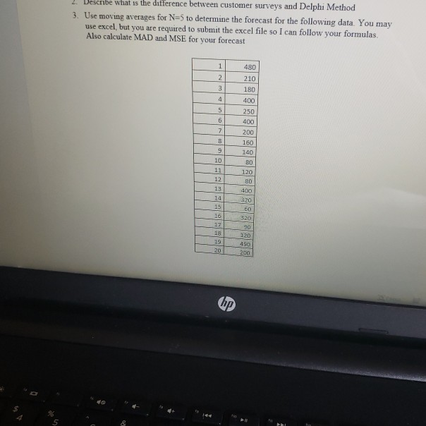 #3 2. Describe what is the difference between