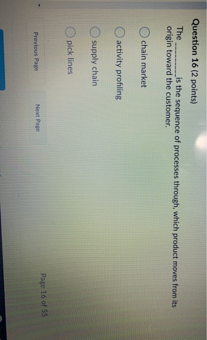 Question 16 (2 points) ___-_-_-_is the sequence