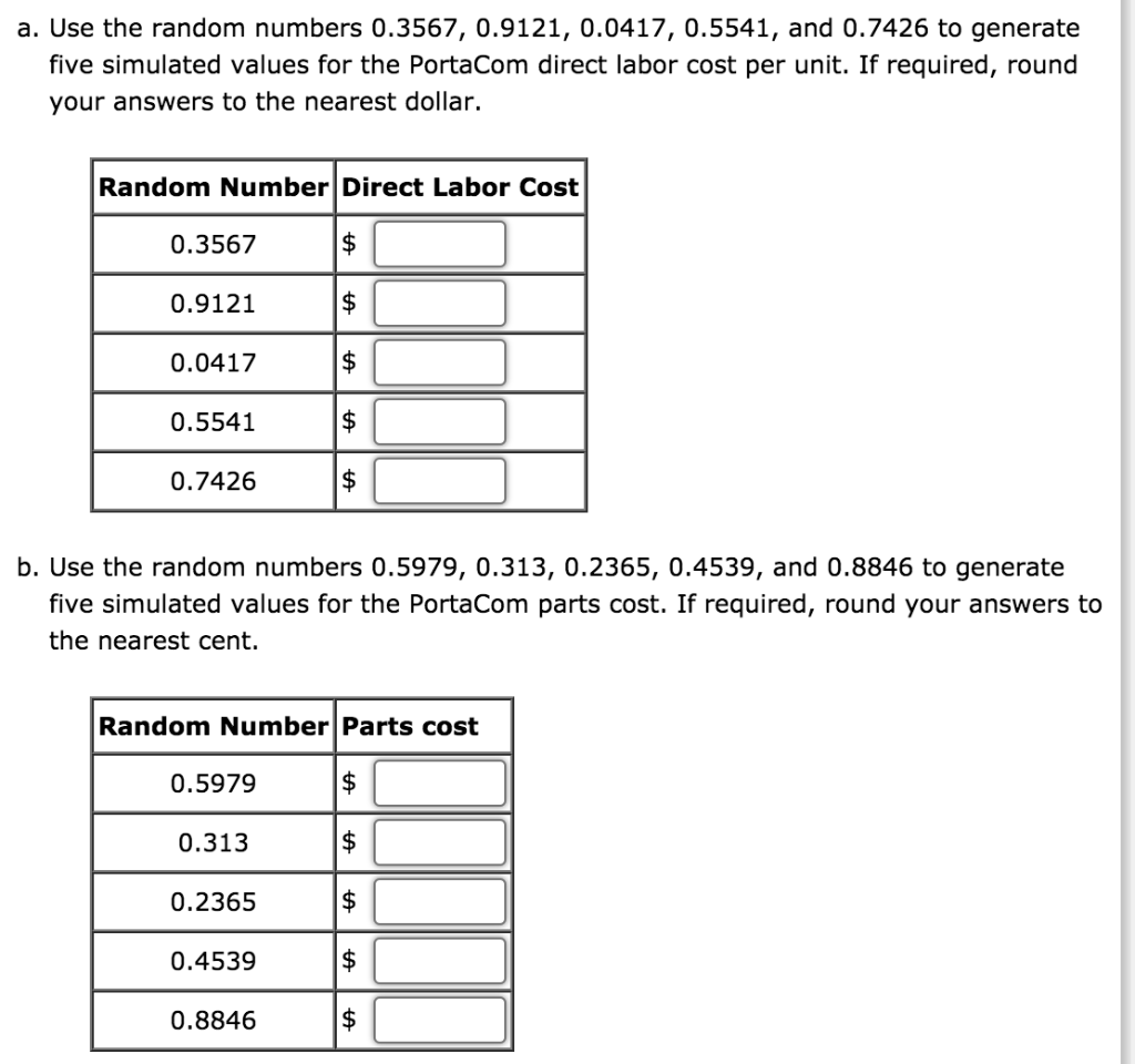 Please Answer Problem 12-03 (Algorithmic)