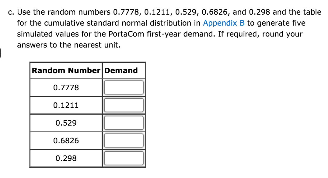 Please Answer Problem 12-03 (Algorithmic)