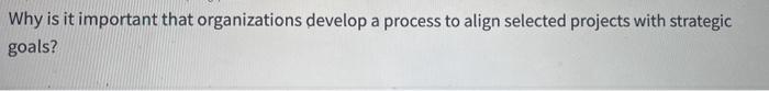 Why is it important that organizations develop a