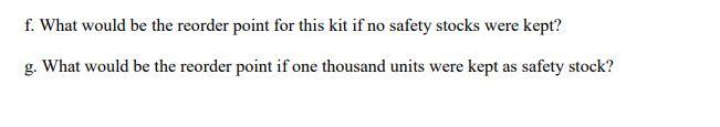 please answer both parts f and g Question 1