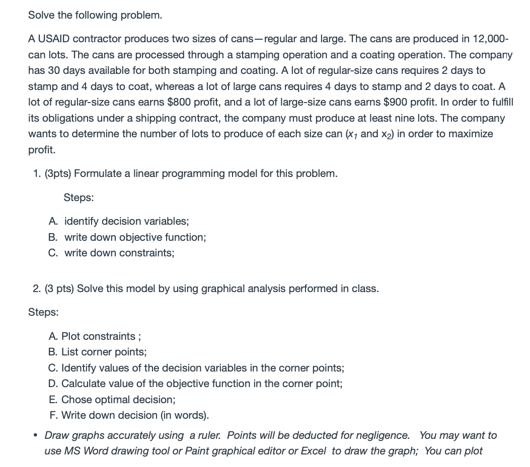 MUST USE EXCEL AND EXCEL SOLVER. Solve the