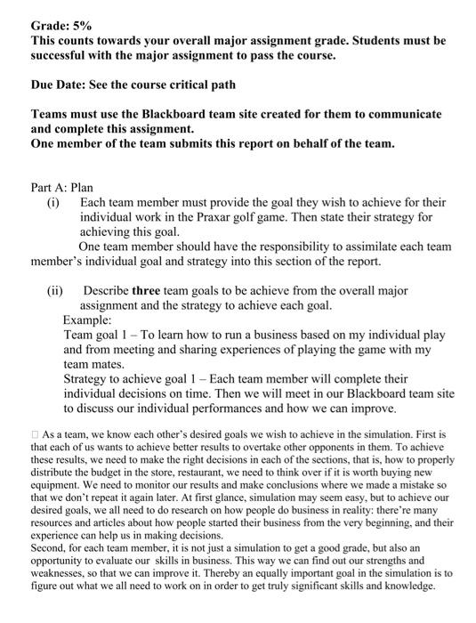 After reading part A please answer a question of