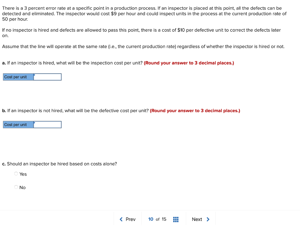 There is a 3 percent error rate at a specific