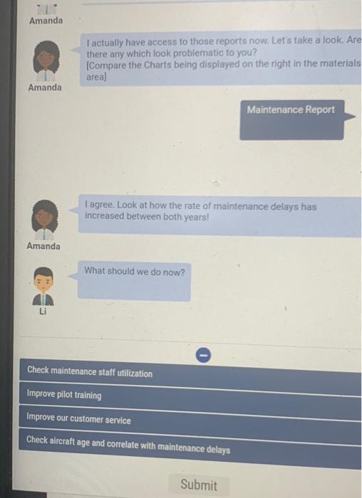 Amanda actually have access to those reports now.