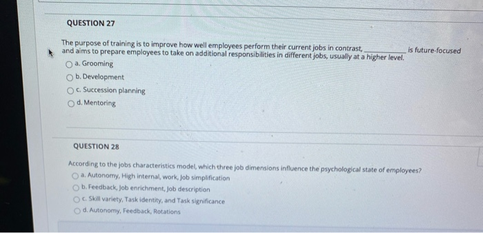 QUESTION 29 When the demand for labor exceeds the