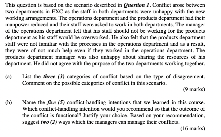 Question 1 below. Do not need to answer Question