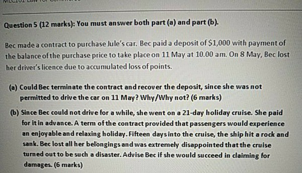 use case law and statute for the answer and