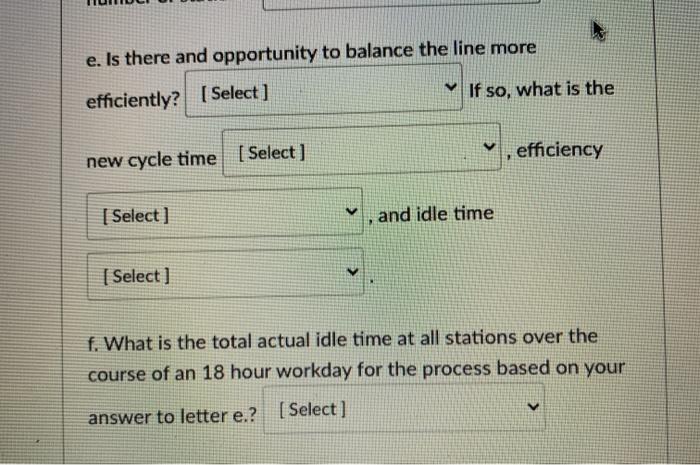 A THROUGH E PLEASE You have been asked to balance