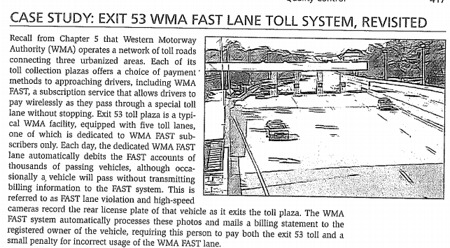 CASE STUDY: EXIT 53 WMA FAST LANE TOLL SYSTEM,