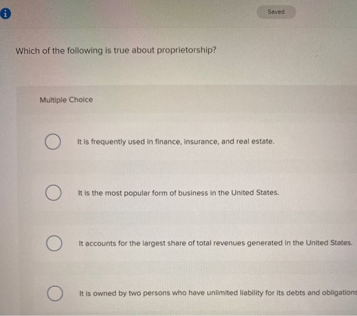 Saved Which of the following is true about