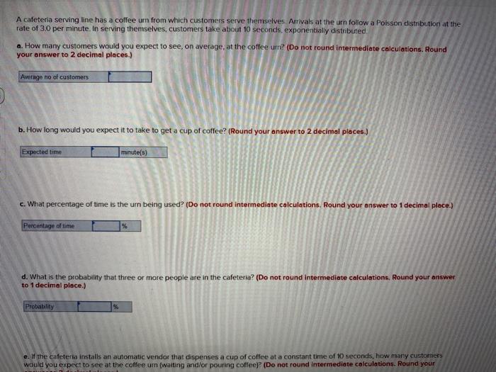 A cafeteria serving line has a coffee urn from