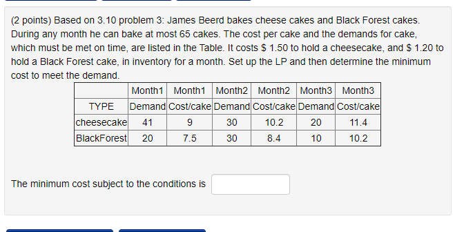 (2 points) Based on 3.10 problem 3. James Beerd