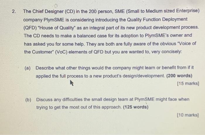 please follow the word count 2. The Chief