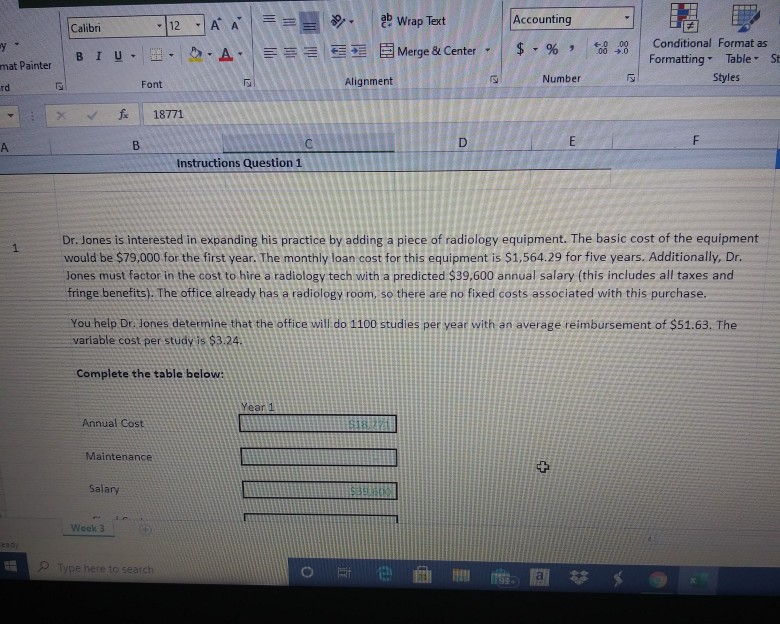 Dr. Jones is interested in expanding his practice