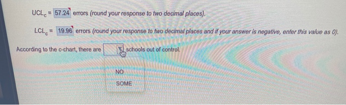 UCL = 57.24 errors (round your response to two