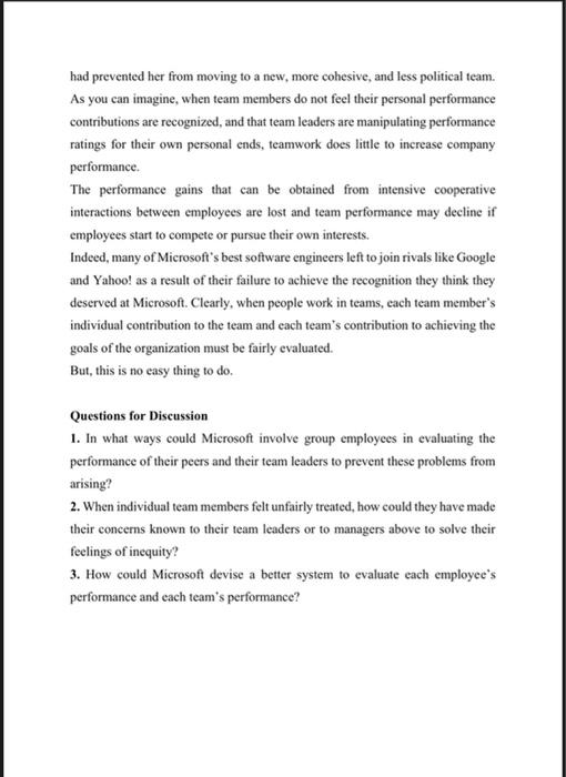 WHY MICROSOFT'S MEASUREMENT SYSTEM LED TO