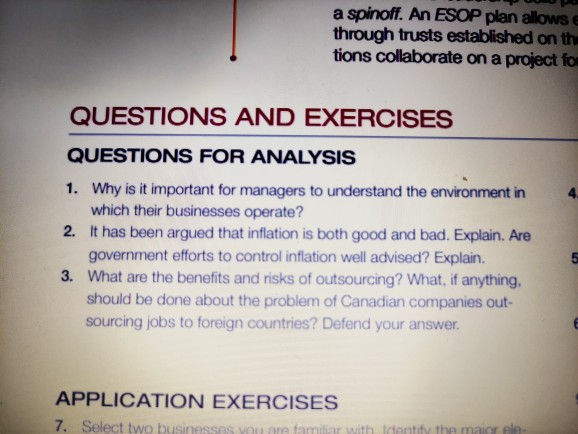 a spinoff. An ESOP plan allows e through trusts