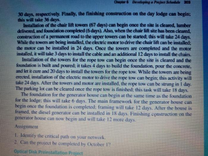 please show answer using timeline and gantt chart
