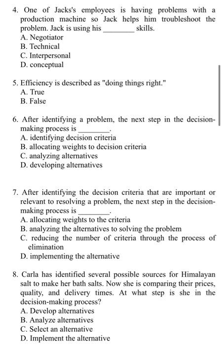 q456 Please shade the correct answer (ONE ONLY)