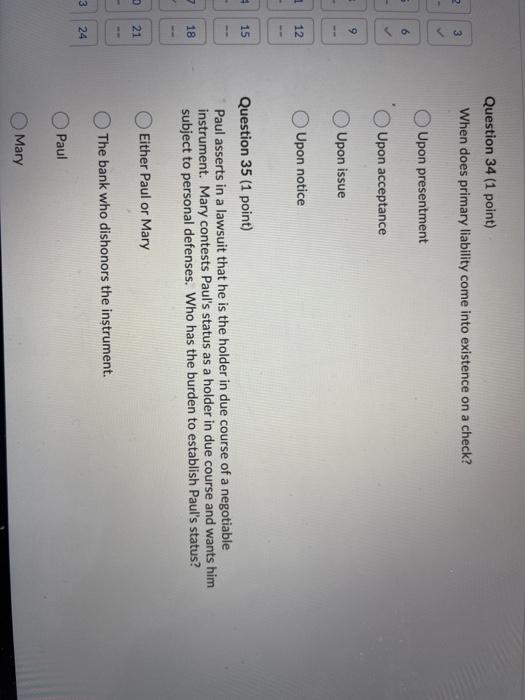 This is Business Law. Please answer all! Question