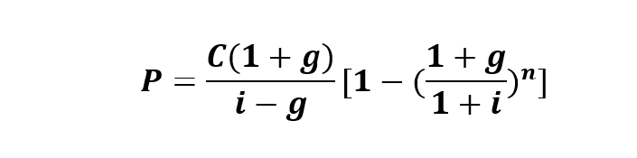 Create a spreadsheet model for calculating P. Use