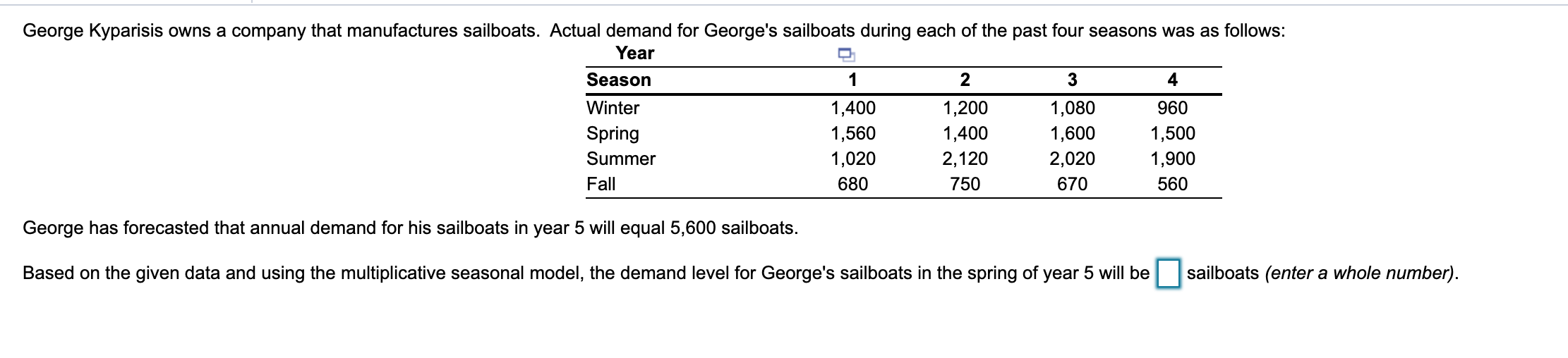 Please help me with steps George Kyparisis owns a