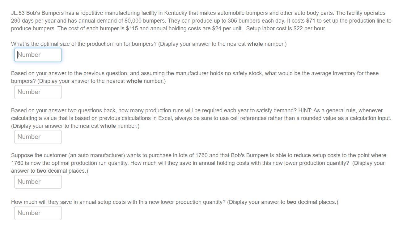 JL.53 Bob's Bumpers has a repetitive