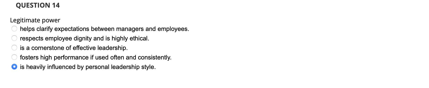 What's the correct answer if it's not D? QUESTION