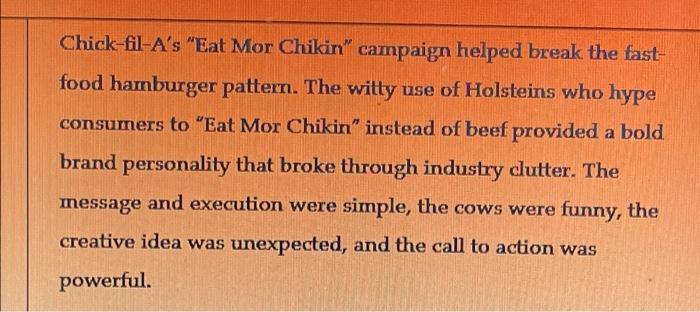 Review the Chick-fil-A case that opened and