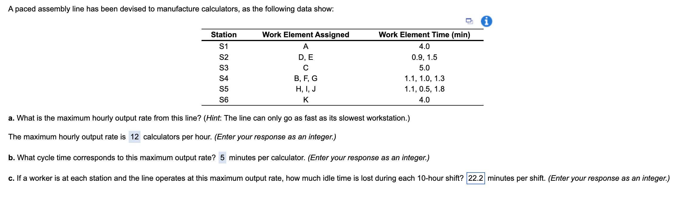 I need help with c please, thank you! A paced