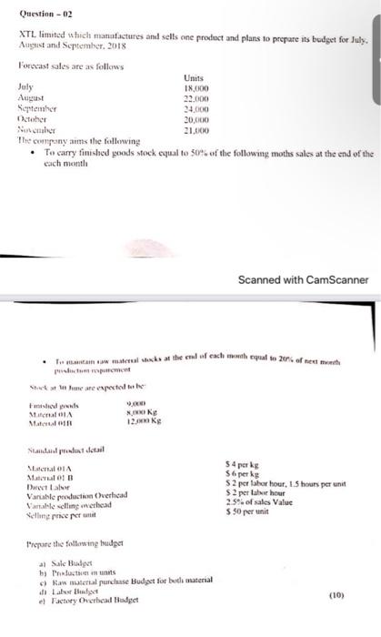 Question 01 a. Explain Mission and mission