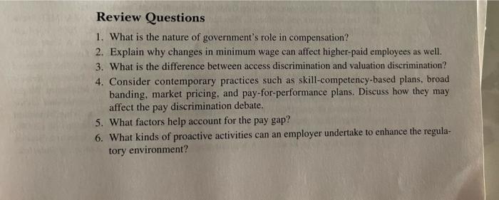 chapter 17 Review Questions 1. What is the nature
