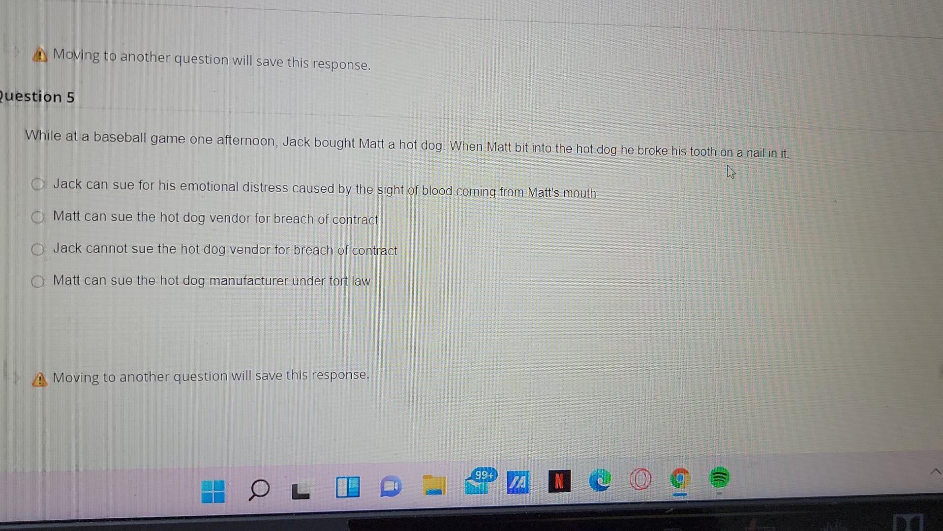 completion Status: Moving to another question