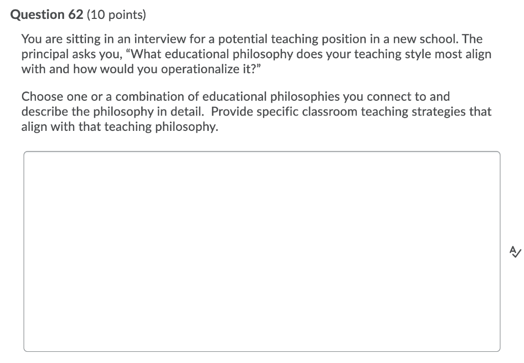 Question 63 (20 points) "Having power allows
