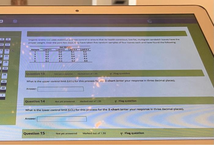 What is the upper controllimit cucia for this