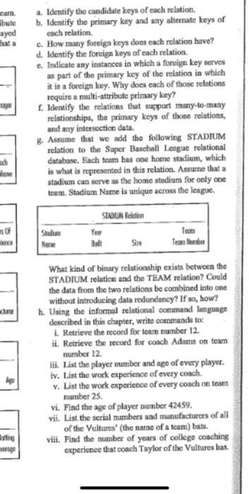 team, ributo olayed that a ongger a. Identify the