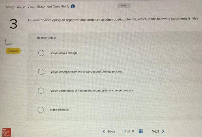 Apply - Wk. 2 - Vision Statement Case Study Seved