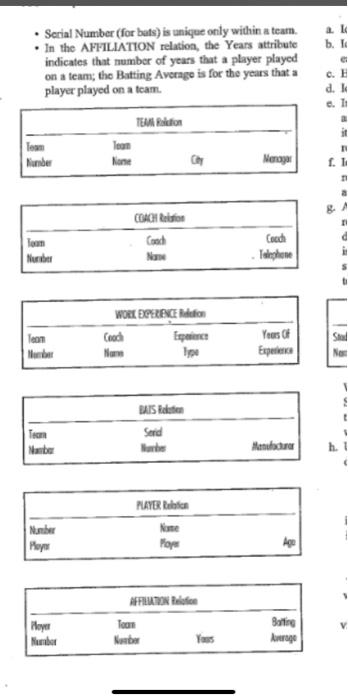 team, ributo olayed that a ongger a. Identify the