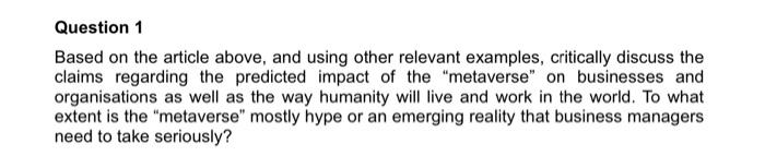 please answer. required word count 1500 Question