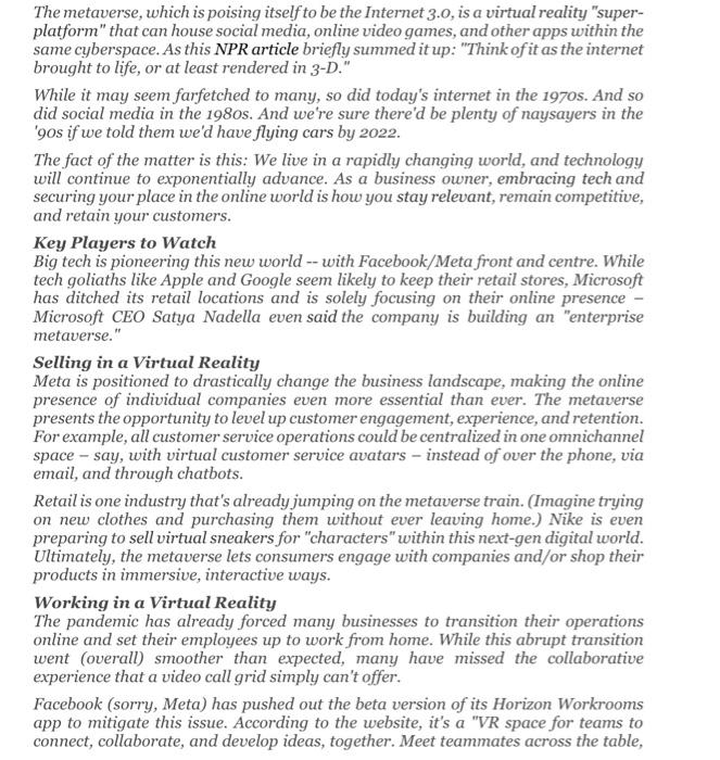 please answer. required word count 1500 Question