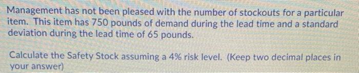 please help!!! Management has not been pleased