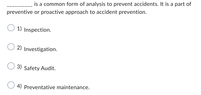 is a common form of analysis to prevent