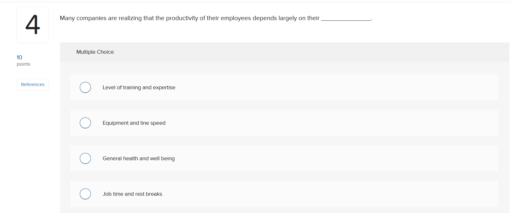 Please answer for below MCQ Many companies are