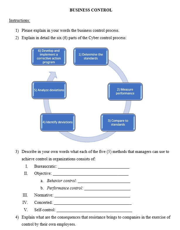 Can you analyze and explain different control